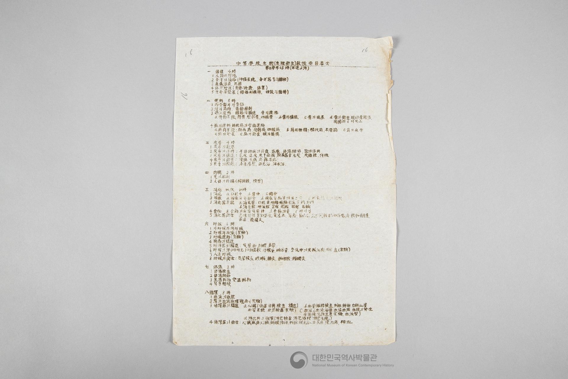 미군정청 학무국 자료 일괄