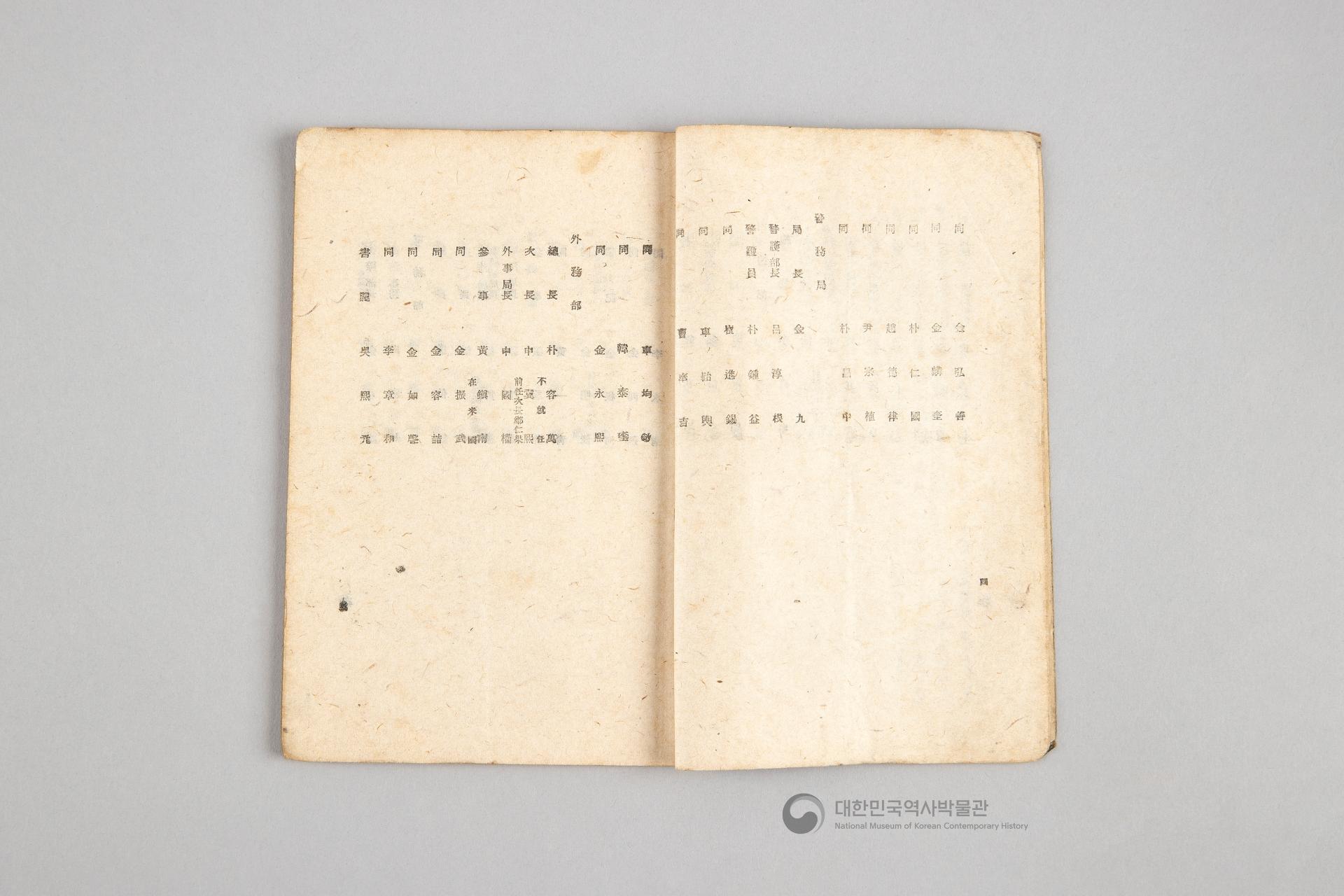 대한민국 임시 정부의 내용